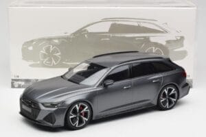 Audi RS6 C8 Avant Matt Grey Minichamps 1:18 155018015 Métal Moulé — image 6 sur 6