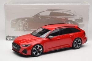 Audi RS6 C8 Avant Red Metallic Minichamps 1:18 155018010 Métal Moulé — image 6 sur 6
