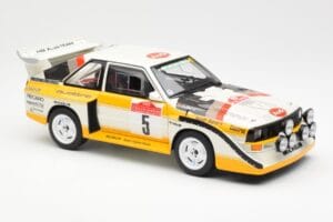 Audi Sport Quattro S1 #5 W. Rohrl / C. Geistdorfer Rally Sanremo Winner 1985 AUTOart 1:18 88503 Composite — image 6 sur 8