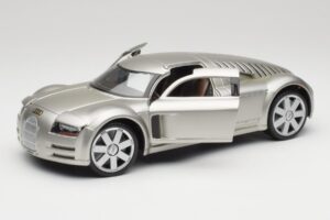 Audi Rosemeyer Argent Maisto 1:18 31625 Métal Moulé — image 2 sur 8