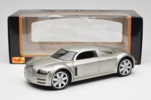Audi Rosemeyer Argent Maisto 1:18 31625 Métal Moulé — image 8 sur 8