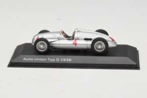 Auto Union Typ D #4 Argent Minichamps 1:43 5030900703-R1 Métal Moulé