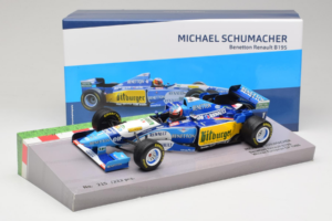 Benetton B195 Renault #1 M. Schumacher European GP Winner F1 World Champion 1995 Minichamps 1:18 513953201 Métal Moulé — image 7 sur 7
