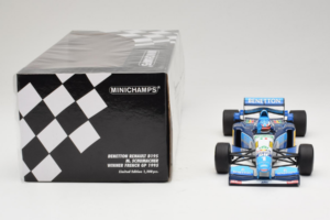 Benetton B195 Renault #1 M. Schumacher Benetton Formula French Grand Prix Winner 1995 Minichamps 1:18 100950001 Métal Moulé — image 6 sur 7