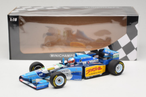 Benetton B195 Renault #1 M. Schumacher Benetton Formula French Grand Prix Winner 1995 Minichamps 1:18 100950001 Métal Moulé — image 7 sur 7