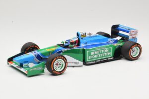 Benetton Ford B194 #5 M. Schumacher Demonstration Run Belgian GP 2017 Minichamps 1:18 510941705 Métal Moulé