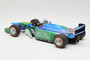 Benetton Ford B194 #5 M. Schumacher Demonstration Run Belgian GP 2017 Minichamps 1:18 510941705 Métal Moulé — image 5 sur 6