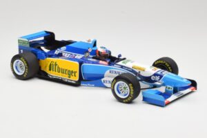 Benetton Renault B195 #1 M. Schumacher Winner Belgian GP 1995 Minichamps 1:18 510952901 Métal Moulé — image 4 sur 6