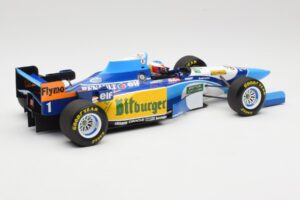 Benetton Renault B195 #1 M. Schumacher Winner Monaco GP 1995 Minichamps 1:18 510952301 Métal Moulé — image 2 sur 6