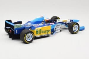 Benetton Renault B195 #1 M. Schumacher Winner Pacific GP F1 World Champion 1995 Minichamps 1:18 510953301 Métal Moulé — image 2 sur 6