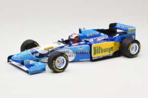 Benetton Renault B195 #2 J. Herbert Winner British GP 1995 Minichamps 1:18 110950802 Métal Moulé