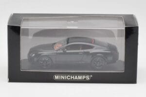 Bentley Continental GT Noir Avec Jantes Noires Minichamps 1:43 BENTLEY002 Métal Moulé — image 4 sur 4
