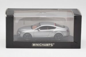 Bentley Continental GT Gris Avec Jantes Noires Minichamps 1:43 BENTLEY001 Métal Moulé — image 4 sur 4