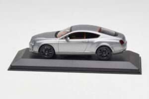 Bentley Continental GT Gris Avec Jantes Noires Minichamps 1:43 BENTLEY001 Métal Moulé