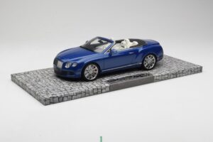 Bentley Continental GT Speed Cabriolet Bleu Minichamps 1:18 107139331 Métal Moulé
