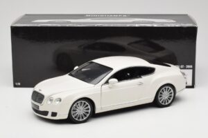 Bentley Continental GT Blanc Minichamps 1:18 100139621 Métal Moulé — image 8 sur 8