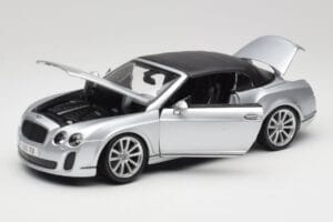 Bentley Continental Supersports Cabriolet 1ère Génération Argent Bburago 1:18 18-11037S Métal Moulé — image 2 sur 8