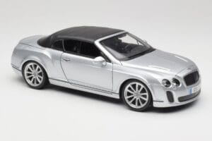 Bentley Continental Supersports Cabriolet 1ère Génération Argent Bburago 1:18 18-11037S Métal Moulé — image 6 sur 8