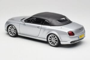 Bentley Continental Supersports Cabriolet 1ère Génération Argent Bburago 1:18 18-11037S Métal Moulé — image 7 sur 8