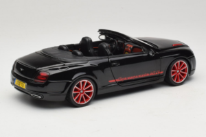 Bentley Continental Supersports ISR Cabriolet Noir Avec Jantes Rouges Bburago 1:18 18-11035 Métal Moulé — image 3 sur 8