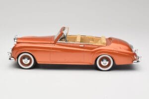Bentley Type S2 Mulliner Cabriolet Tudor Orange Métallisé Solido 1:18 8007 Métal Moulé — image 4 sur 8