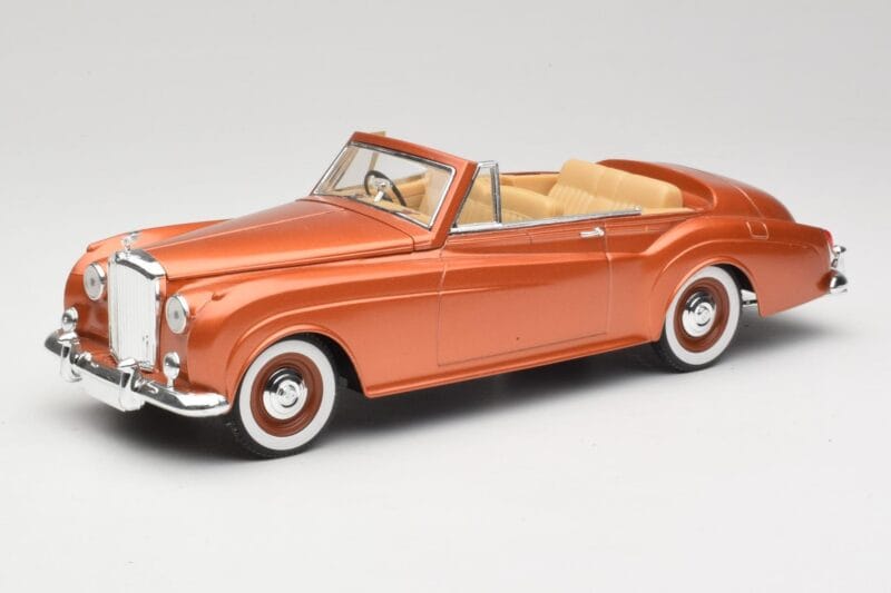 Bentley Type S2 Mulliner Cabriolet Tudor Orange Métallisé Solido 1:18 8007 Métal Moulé