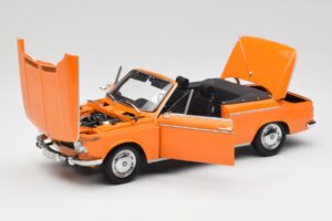 BMW 1600 Cabriolet Orange Minichamps 1:18 100021030-O Métal Moulé — image 2 sur 8