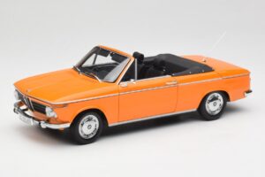 BMW 1600 Cabriolet Orange Minichamps 1:18 100021030-O Métal Moulé