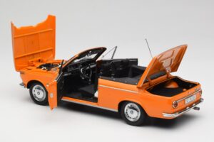 BMW 1600 Cabriolet Orange Minichamps 1:18 100021030-O Métal Moulé — image 5 sur 8