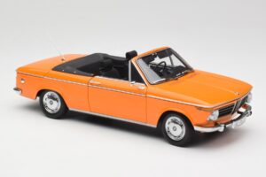 BMW 1600 Cabriolet Orange Minichamps 1:18 100021030-O Métal Moulé — image 6 sur 8