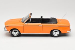 BMW 1600 E10 Cabriolet Orange Minichamps 1:18 100021030 Métal Moulé — image 4 sur 8