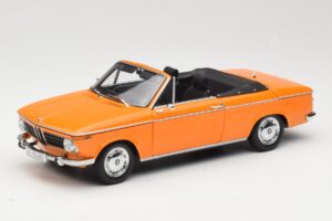 BMW 1600 E10 Cabriolet Orange Minichamps 1:18 100021030 Métal Moulé