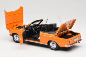 BMW 1600 E10 Cabriolet Orange Minichamps 1:18 100021030 Métal Moulé — image 5 sur 8