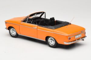 BMW 1600 E10 Cabriolet Orange Minichamps 1:18 100021030 Métal Moulé — image 7 sur 8