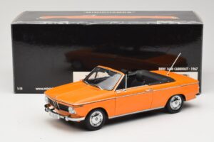 BMW 1600 E10 Cabriolet Orange Minichamps 1:18 100021030 Métal Moulé — image 8 sur 8