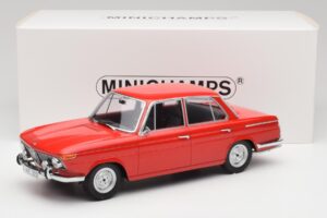 BMW 1800 Ti Carmin Rouge Minichamps 1:18 107024001 Métal Moulé — image 6 sur 6