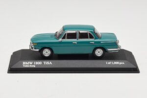 BMW 1800 TI/SA Vert Foncé Minichamps 1:43 403025103 Métal Moulé