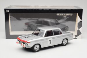BMW 1800 TiSA #3 D. Glemser / J. Ickx 24 Hours of Spa 1965 Minichamps 1:18 155652903 Métal Moulé — image 6 sur 6