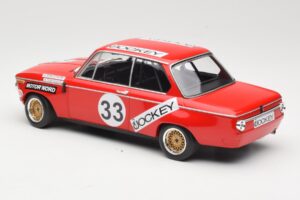 BMW 2002 Jockey Racing #33 B. Tobiasson / L. Nordstrom 6 Hours Nurburgring 1972 Minichamps 1:18 155722633 Métal Moulé — image 5 sur 6