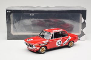 BMW 2002 Jockey Racing #33 B. Tobiasson / L. Nordstrom 6 Hours Nurburgring 1972 Minichamps 1:18 155722633 Métal Moulé — image 6 sur 6
