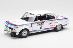 BMW 2002 #4 B. Waldegard / H. Thorzelius RAC Rally 1973 IXO 1:18 18RMC163 Métal Moulé