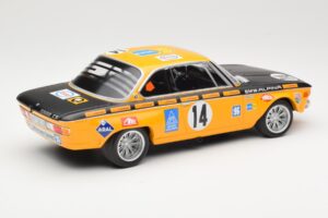 BMW 2800 CS BMW Alpina #14 H. Kelleners / G. Huber Winners 24 Hours of Spa 1970 Minichamps 1:18 155702714 Métal Moulé — image 2 sur 6