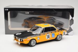 BMW 2800 CS BMW Alpina #14 H. Kelleners / G. Huber Winners 24 Hours of Spa 1970 Minichamps 1:18 155702714 Métal Moulé — image 6 sur 6