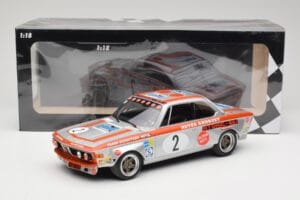 BMW 2800 CS E9 #2 Team Schnitzer J. Fitzpatrick / H. Heyer Winners Grand Prix Touring Cars Nurburgring 1972 Minichamps 1:18 1 — image 6 sur 6