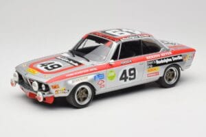 BMW 2800 CS E9 #49 Team Schnitzer G. Herzog / H. Heyer 24 Hours of Spa 1972 Minichamps 1:18 155722749 Métal Moulé