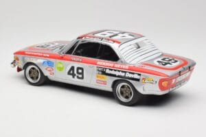 BMW 2800 CS E9 #49 Team Schnitzer G. Herzog / H. Heyer 24 Hours of Spa 1972 Minichamps 1:18 155722749 Métal Moulé — image 5 sur 6
