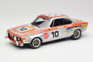 BMW 2800 CS Team Schnitzer #10 J. Fitzpatrick / J. Peltier Spa 1972 Minichamps 1:18 155722710 Métal Moulé