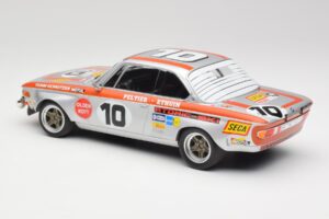 BMW 2800 CS Team Schnitzer #10 J. Fitzpatrick / J. Peltier Spa 1972 Minichamps 1:18 155722710 Métal Moulé — image 5 sur 6