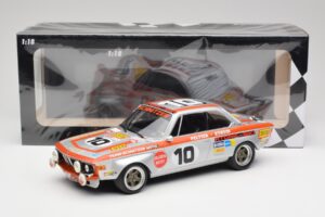 BMW 2800 CS Team Schnitzer #10 J. Fitzpatrick / J. Peltier Spa 1972 Minichamps 1:18 155722710 Métal Moulé — image 6 sur 6
