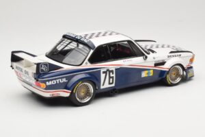 BMW 3.0 CSL E9 Garage Du Bac #76 P. Depnic / H. Coulon 24 Hours of Le Mans 1977 Minichamps 1:18 155772576 Métal Moulé — image 2 sur 6